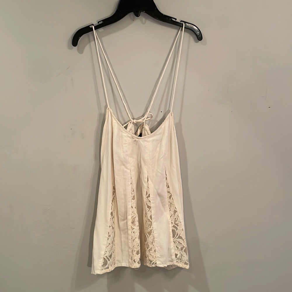 Ivory Spaghetti Strap